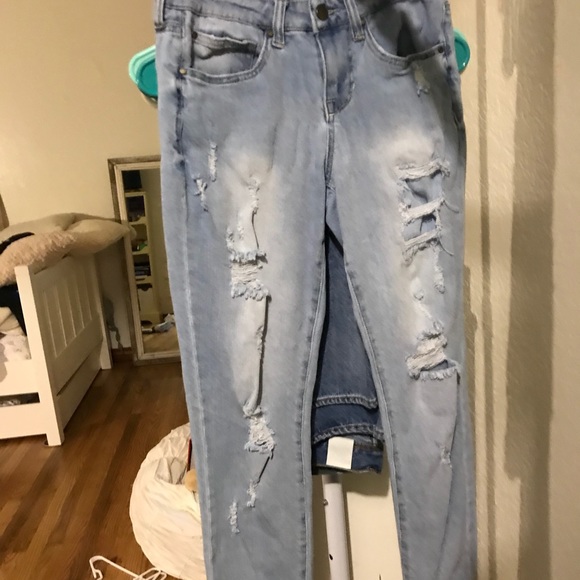 real denim, ripped jeans - Picture 1 of 8